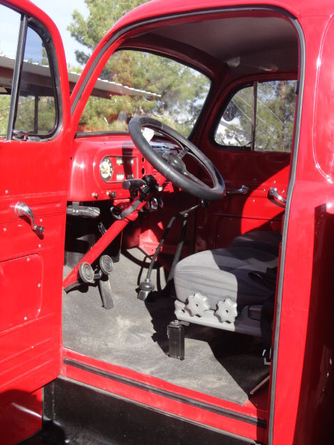 1948 Red Ford F-7 Stake body