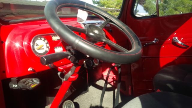 1948 Red Ford F-7 Stake body
