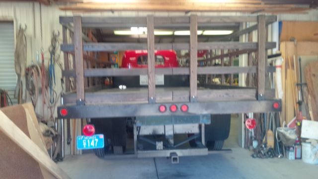 1948 Red Ford F-7 Stake body