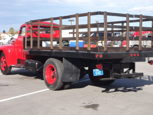 1948 Red Ford F-7 Stake body