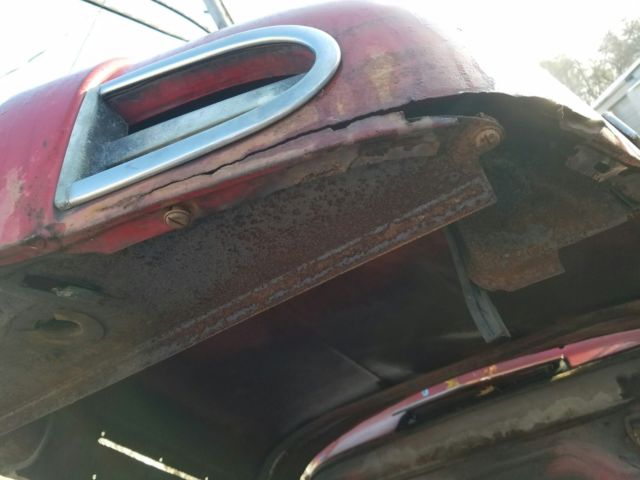 1948 Red Ford F-100 Cab & Chassis