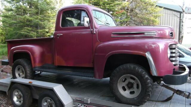 1948 Burgundy Ford Other Pickups Standard Cab Pickup
