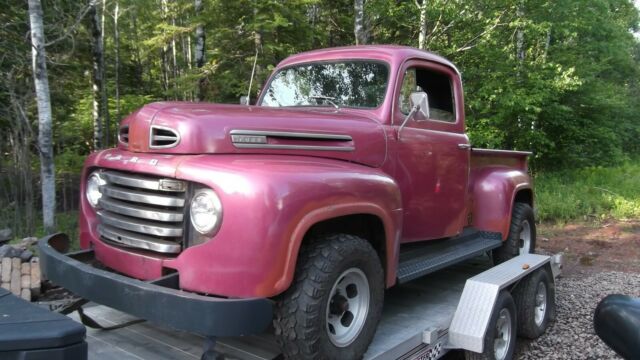 1948 Burgundy Ford Other Pickups Standard Cab Pickup