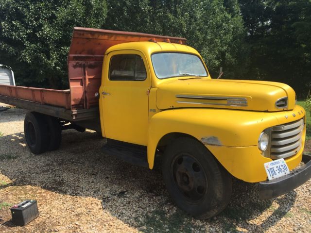 1948 Yellow Ford F5 Cab & Chassis