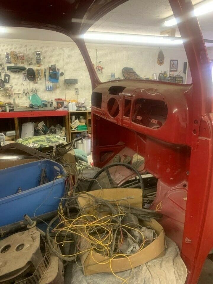 1948 Red Ford Other Pickups Cab & Chassis