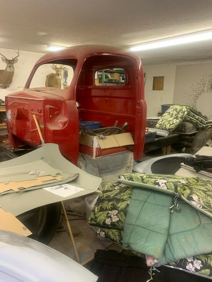1948 Red Ford Other Pickups Cab & Chassis