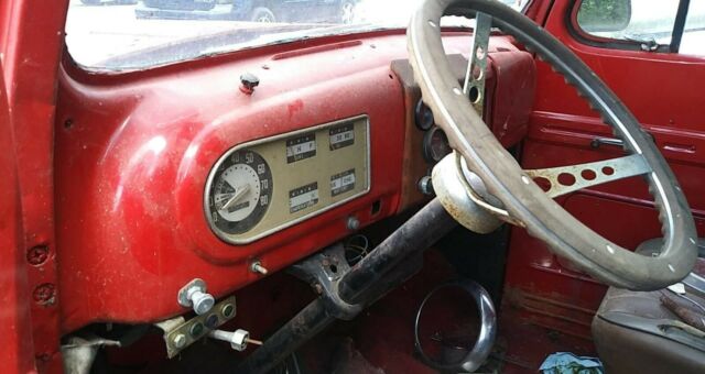 1948 Red Ford F-100 Standard Cab Pickup