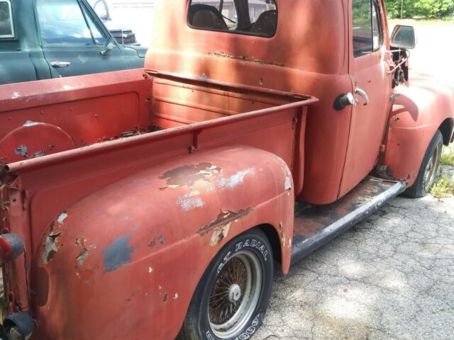 1948 Red Ford F-100 Standard Cab Pickup
