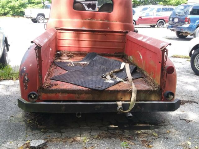 1948 Red Ford F-100 Standard Cab Pickup