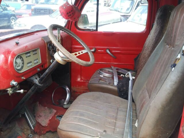 1948 Red Ford F-100 Standard Cab Pickup