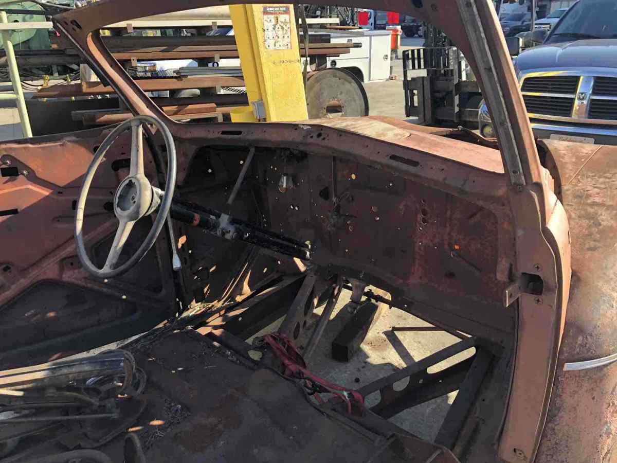 1948 Orange Ford standard Convertible