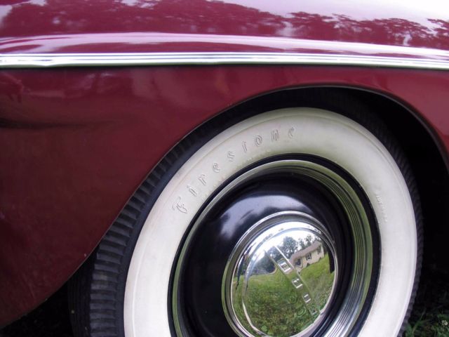 1948 Burgundy Ford Tudor Special Deluxe Coupe