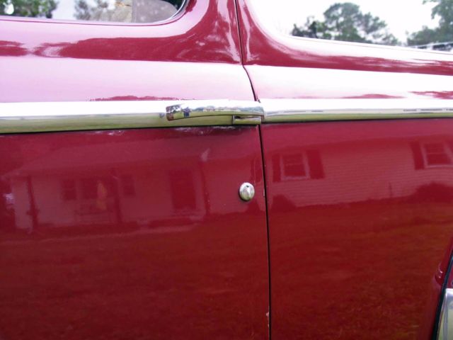 1948 Burgundy Ford Tudor Special Deluxe Coupe