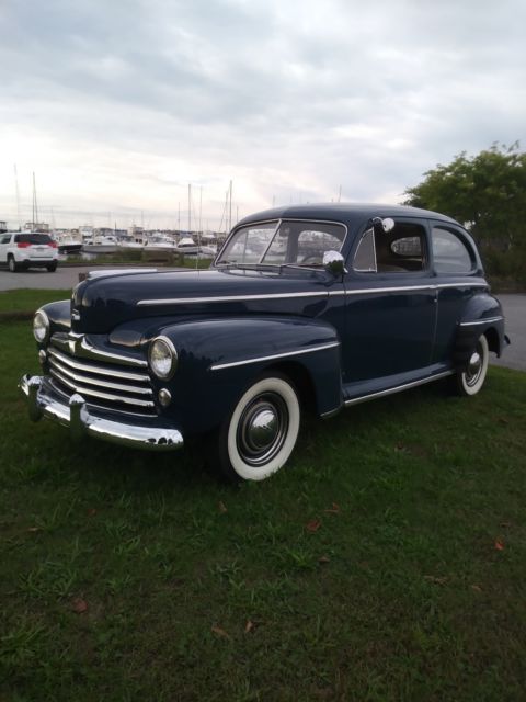 1948 Blue Ford Tudor Sedan
