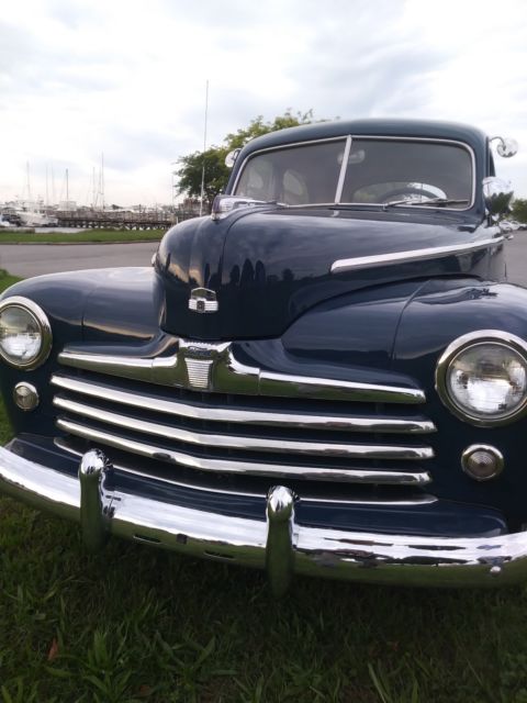 1948 Blue Ford Tudor Sedan