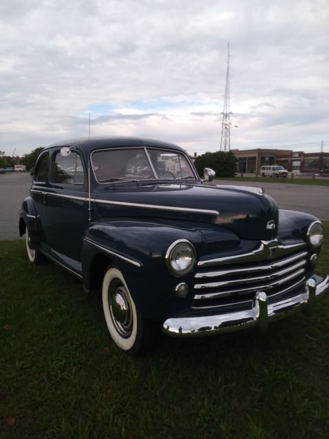1948 Blue Ford Tudor Sedan