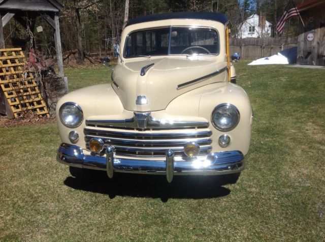 1948 Tuscan Tan Ford Woody Station Wagon