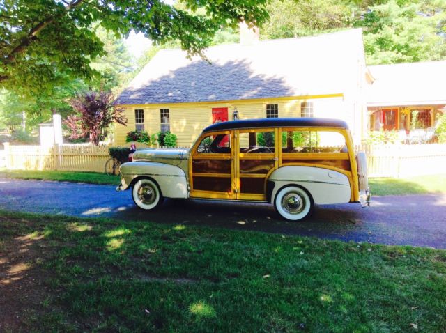 1948 Tuscan Tan Ford Woody Station Wagon