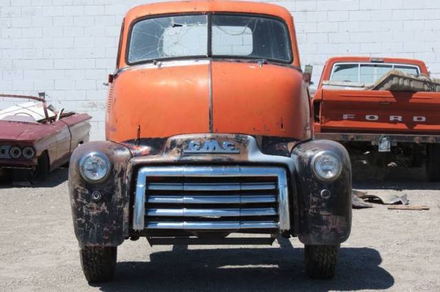 1948 Orange GMC TOPKICK Flatbed Truck