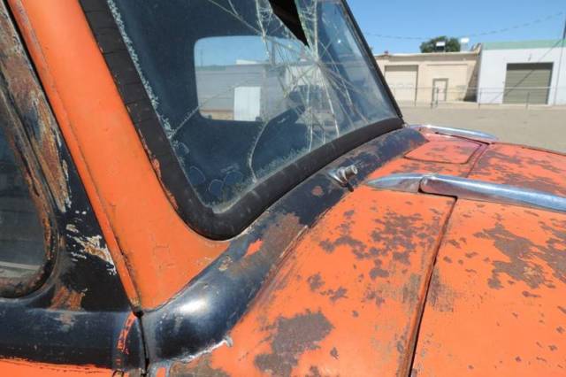 1948 Orange GMC TOPKICK Flatbed Truck