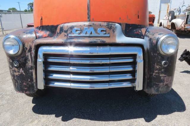 1948 Orange GMC TOPKICK Flatbed Truck