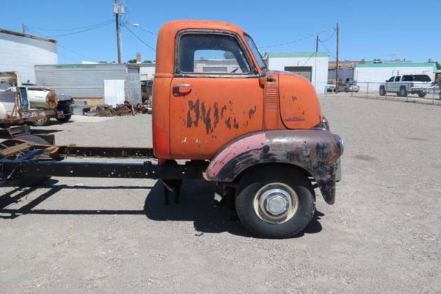 1948 Orange GMC TOPKICK Flatbed Truck