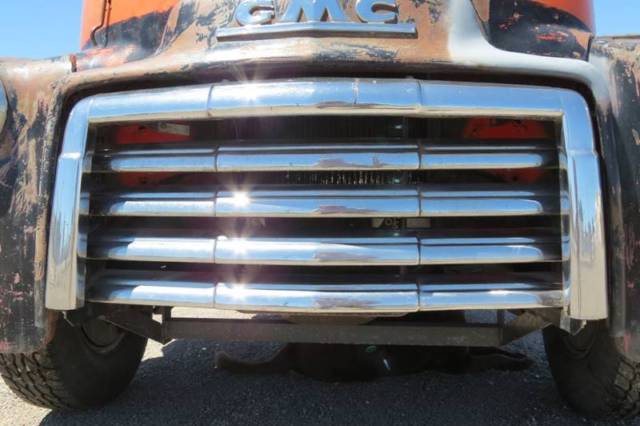 1948 Orange GMC TOPKICK Flatbed Truck