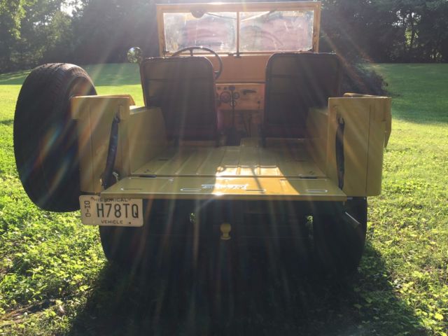 1948 Yellow Willys CJ2A