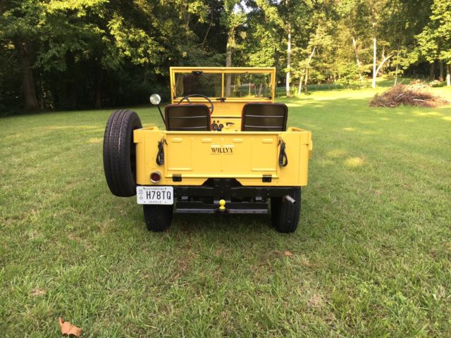 1948 Yellow Willys CJ2A