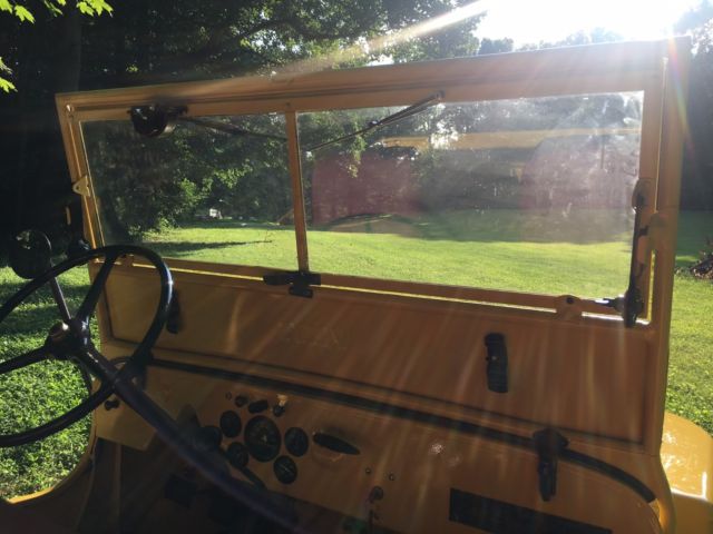 1948 Yellow Willys CJ2A