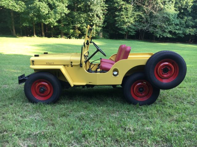 1948 Yellow Willys CJ2A