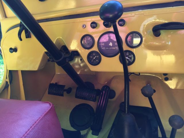 1948 Yellow Willys CJ2A