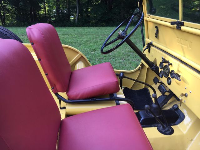 1948 Yellow Willys CJ2A