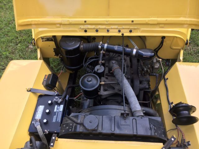 1948 Yellow Willys CJ2A
