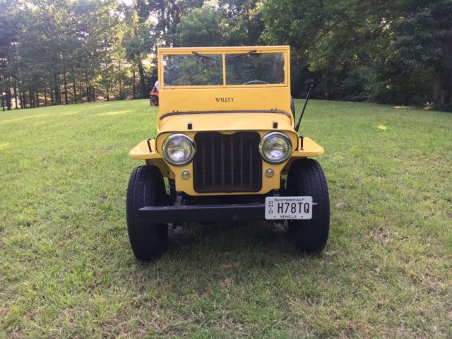 1948 Yellow Willys CJ2A