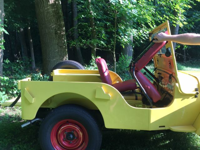 1948 Yellow Willys CJ2A
