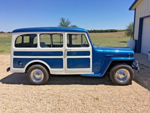 1948 Blue Willys Station Wagon Wagon