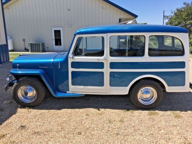 1948 Blue Willys Station Wagon Wagon
