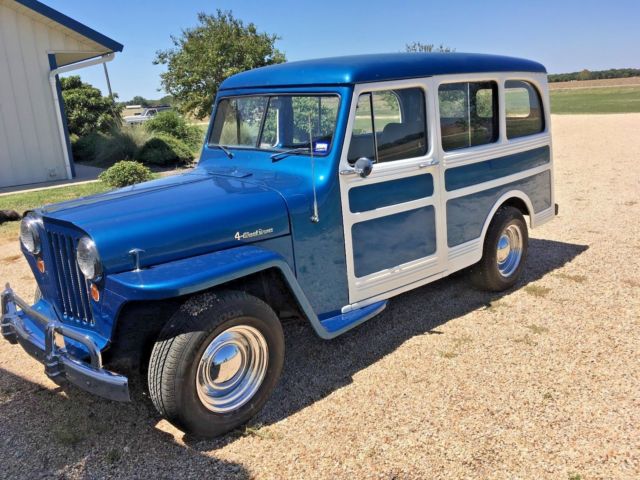 1948 Blue Willys Station Wagon Wagon
