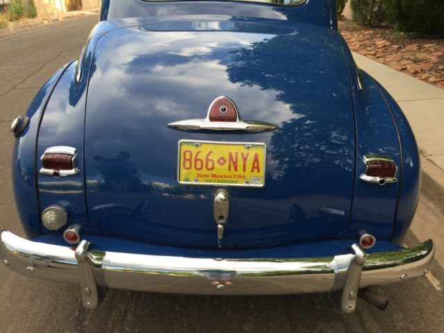 1948 blue Plymouth Special Deluxe Coupe Coupe