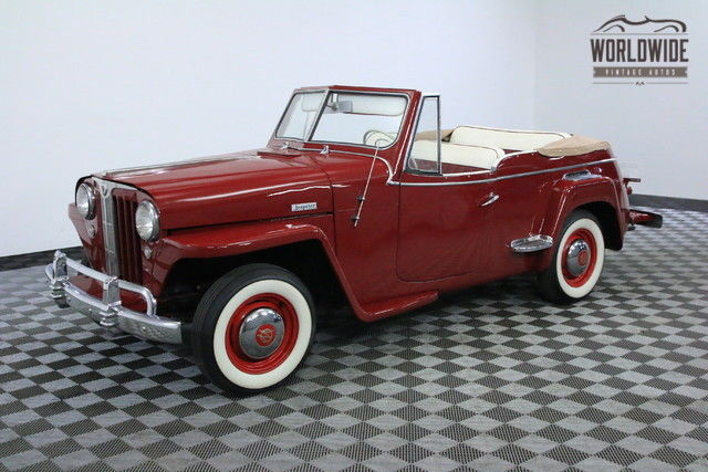 1948 Red Willys JEEPSTER