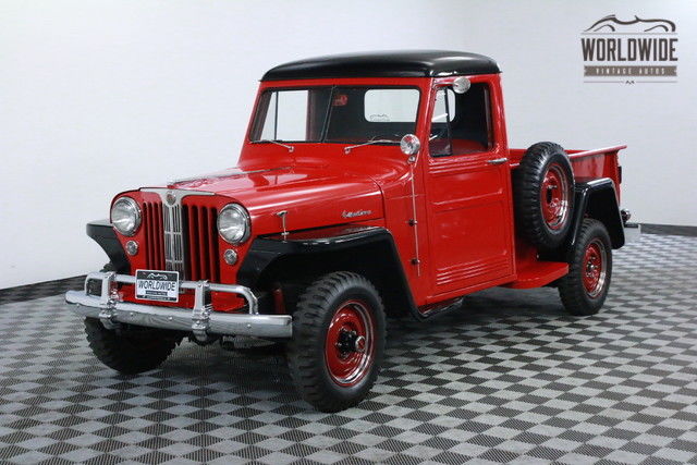 1948 Red Willys PICKUP