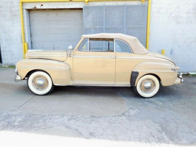 1948 Tan Ford SUPER DELUXE Convertible