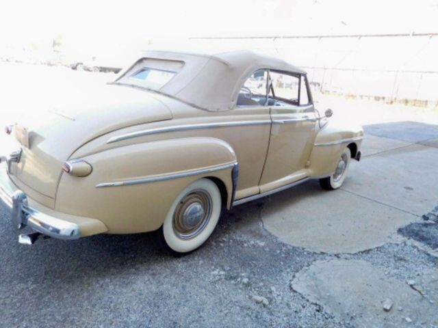 1948 Tan Ford SUPER DELUXE Convertible