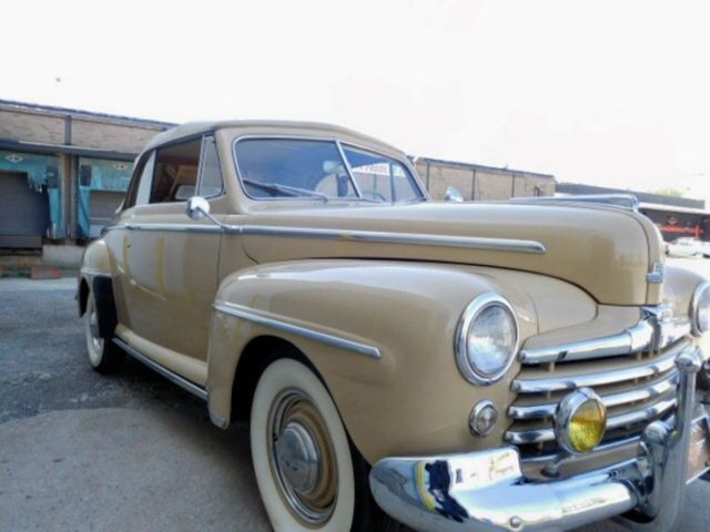 1948 Tan Ford SUPER DELUXE Convertible