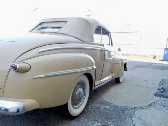 1948 Tan Ford SUPER DELUXE Convertible
