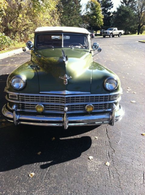 1948 Green Chrysler Town & Country Convertible