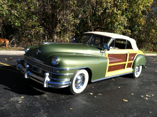 1948 Green Chrysler Town & Country Convertible