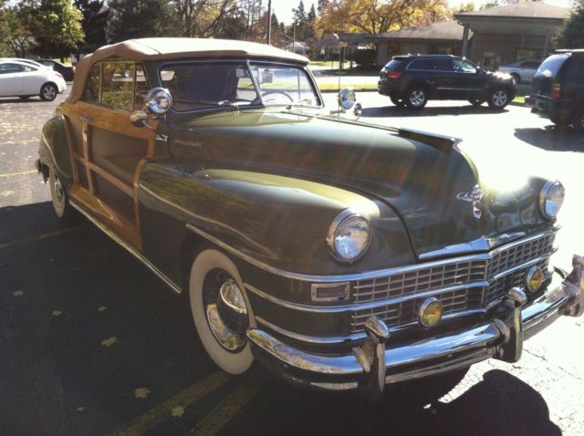 1948 Green Chrysler Town & Country Convertible