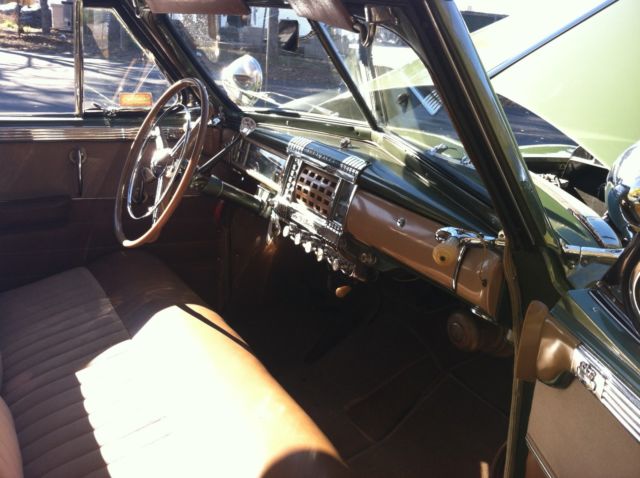 1948 Green Chrysler Town & Country Convertible